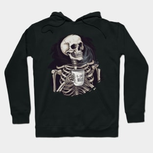 Dead inside but caffeinated Hoodie